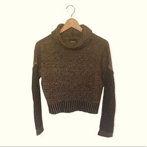 ZARA Knit Sweater in Black and Tan
